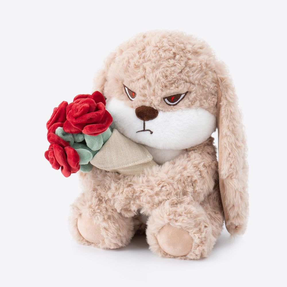 Zeiove bunny plush 11.4-inch size ideal for cuddling and portability.