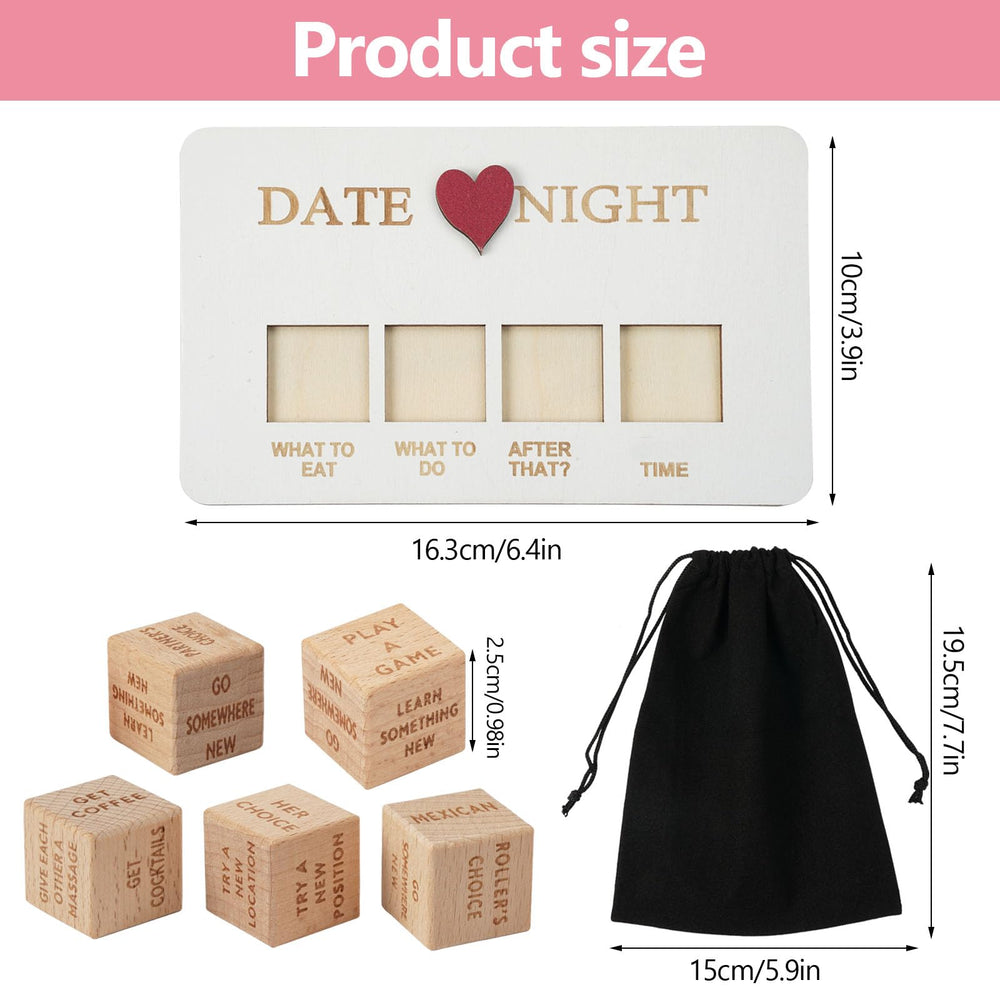 Zelbuck wedding anniversary date-night-dice adds a playful, thoughtful spin