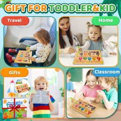 Zemobra ASTM-safety compliant wooden toy materials for home or classroom