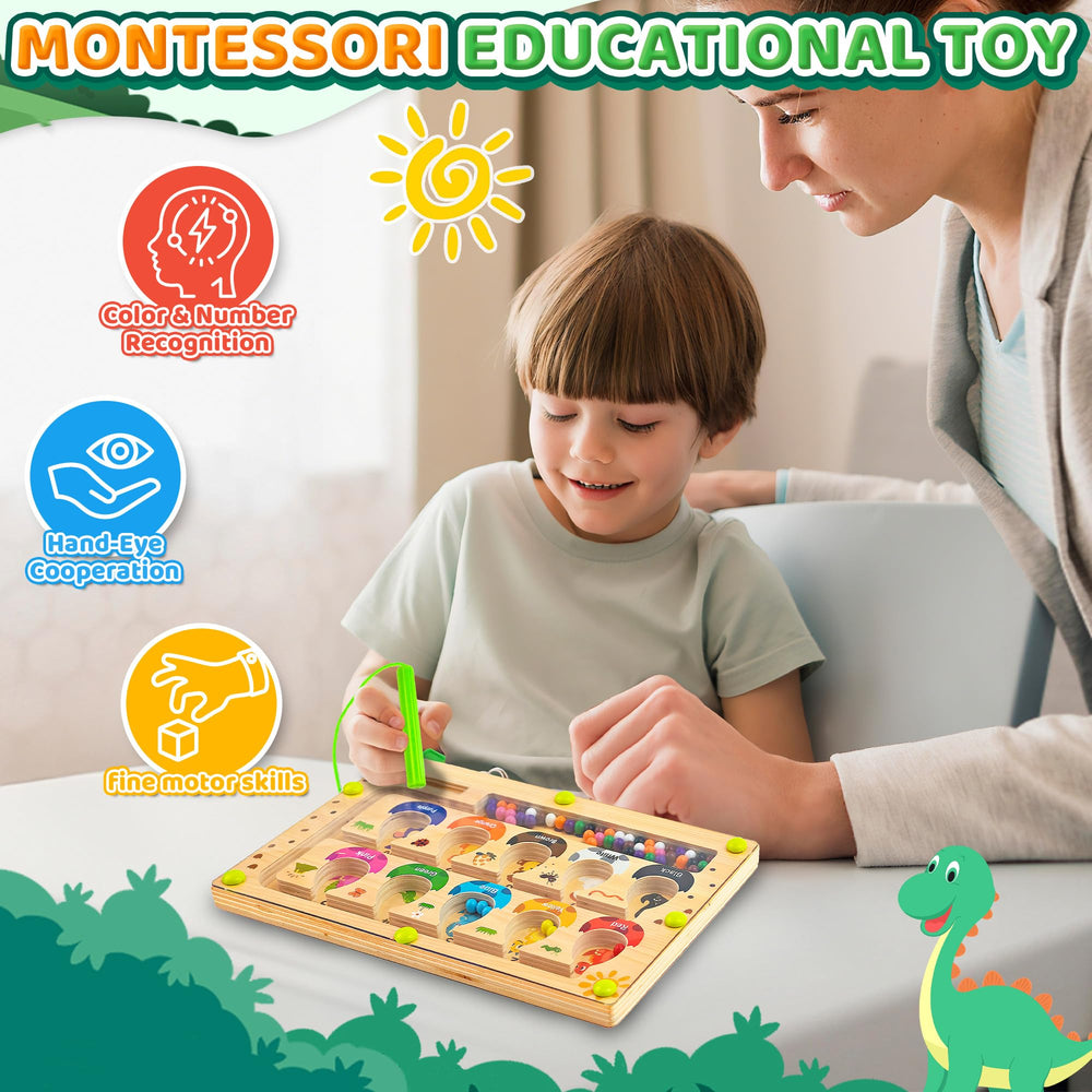 Zemobra dinosaur-egg magnetic puzzle play supports focus and dexterity