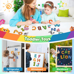 Zemobra Magnetic Letters ABC safe rounded edges promote gentle handling during playtime