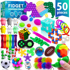 Zen Laboratory fidget poppers pack colorful toy set for classroom focus