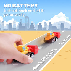 ZenBombs toy vehicles inside eggs promote imaginative play.