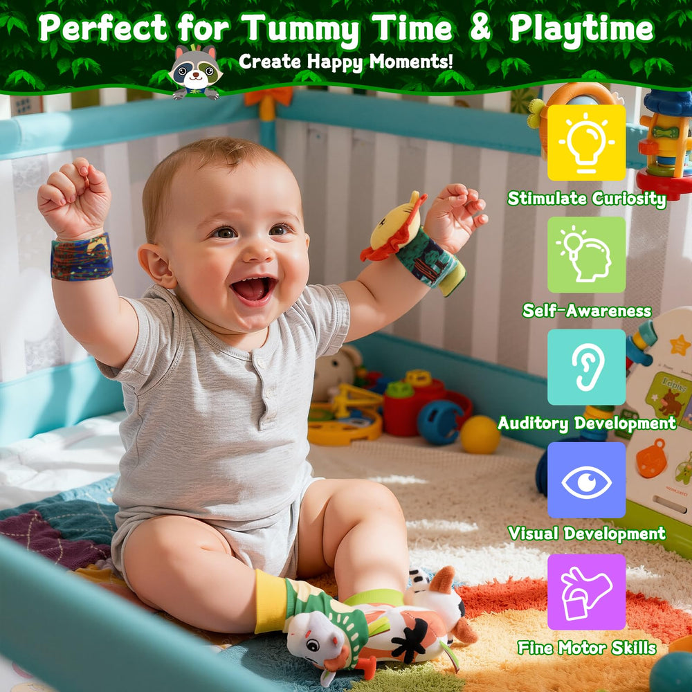 Zendstanding adjustable Velcro wrist straps stay securely on growing arms.