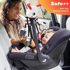 Zendstanding high-contrast patterns aiding early visual tracking during stroller use