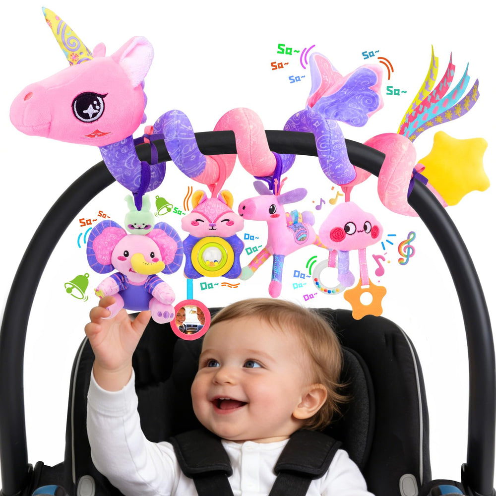 Zendstanding musical unicorn cloud with lullabies soothing baby during car rides