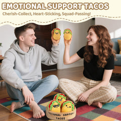ZENLIV taco plush in hand, soft and squeezable for stress relief and play