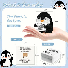 ZENLIV travel-sized penguin keepsake fits bags and trips.