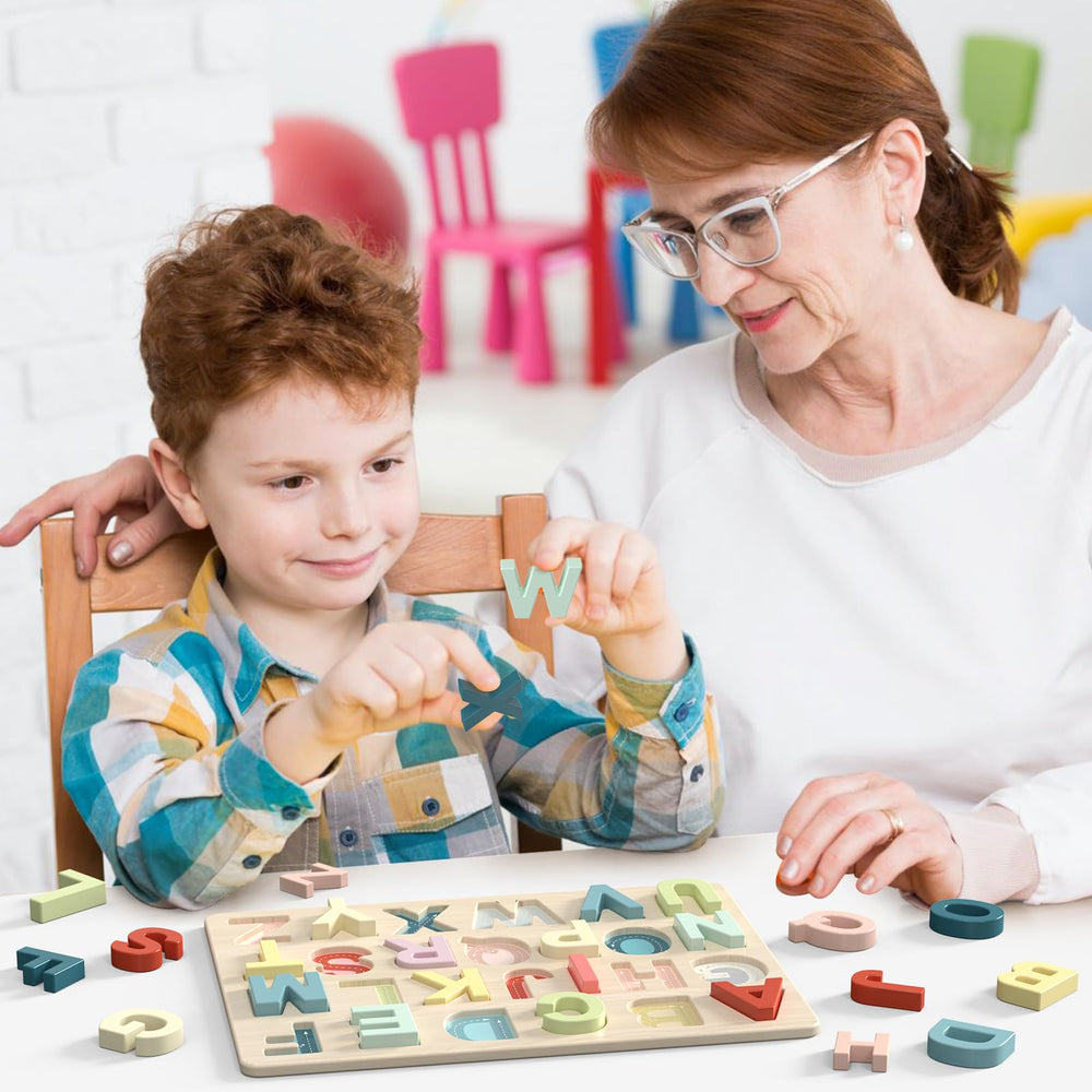 Zeoddler gift packaging makes a thoughtful alphabet toy gift for ages 3 and up