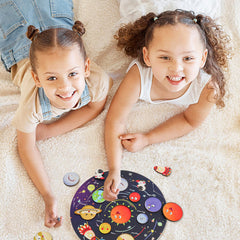 Zeoddler Upgrated Solar System Puzzle packaging makes a thoughtful learning gift
