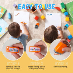 Zeokiar 'Let’s work together' stamp supports collaborative feedback on student work.
