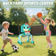 Zerhunt Dino Sports Center compact design fits small rooms and travel