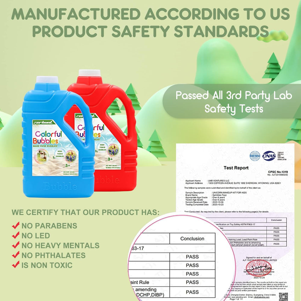 Zerhunt giant bubbles dilution guide for oversized bubbles