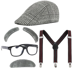 ZeroShop old man costume pants for kids, flexible fit for active wear.