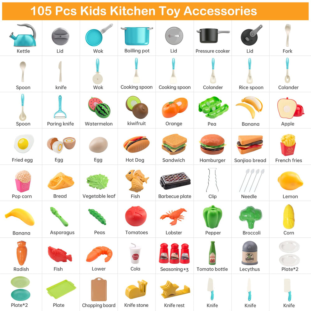 Zero Zoo pressure cooker playset in turquoise aids pretend cooking and learning kitchen skills.