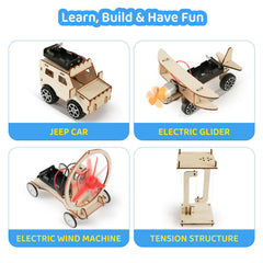 Zesua electric fan-style craft kit demonstrating safe airflow exploration.