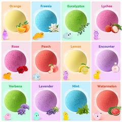 Zesua bath bombs reveal a surprise animal toy inside during bath time.