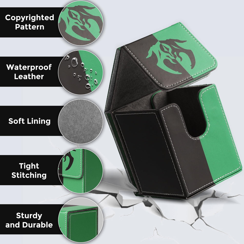 Zettokete two removable dividers organize decks, tokens, and side cards