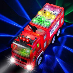 Zetz Brands fire truck bright colors attract attention.
