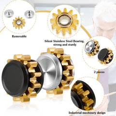 Zhanmai copper gear spinner in-hand demonstrates pocket-friendly design for quick focus