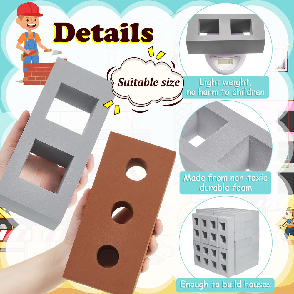 Zhanmai foam bricks assembly play for kids learning through building