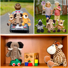 Zhanmai Monkey plush — compact size, ideal for travel and classroom rewards.