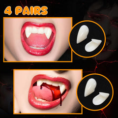 Zhanmai 17 mm fangs deliver a bold vampiric effect.