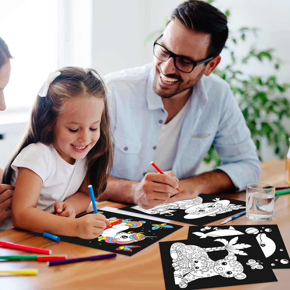 Zhanmai velvet poster fox supports calm, focused coloring in classrooms