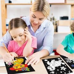 Zhanmai velvet poster owl invites detailed coloring and imaginative play