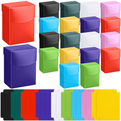 Zhehao card boxes with 20 dividers keep decks organized for easy selection.