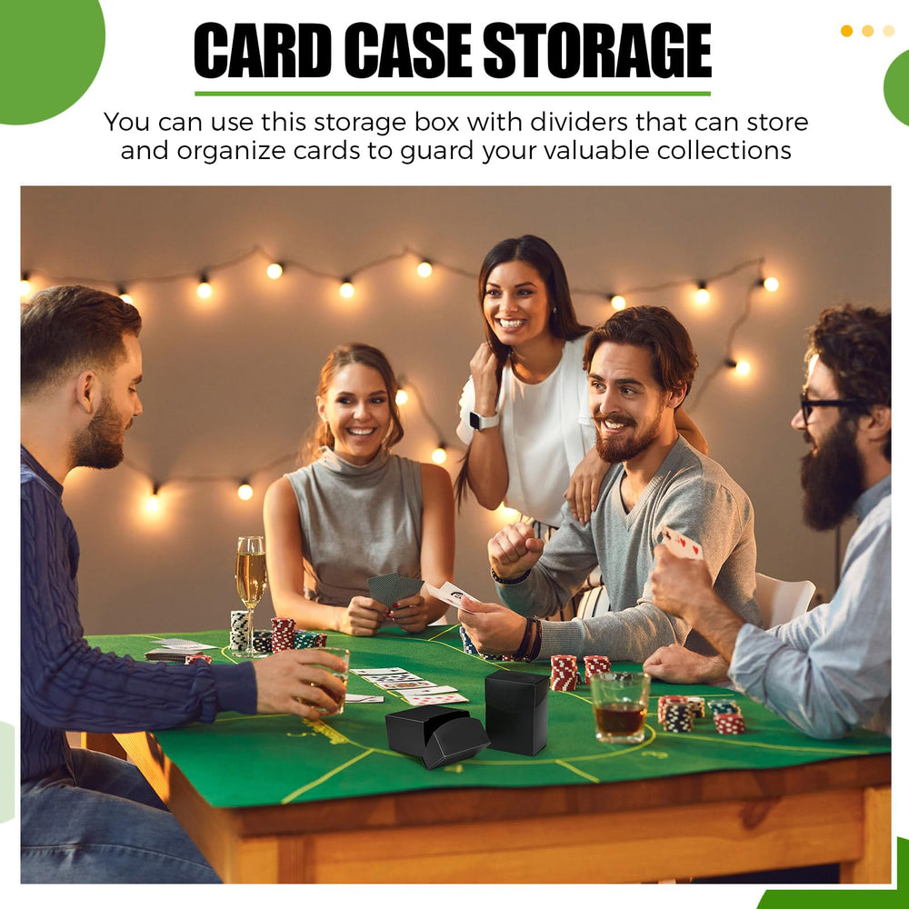 Zhehao divider inside deck box helps separate and organize collections.