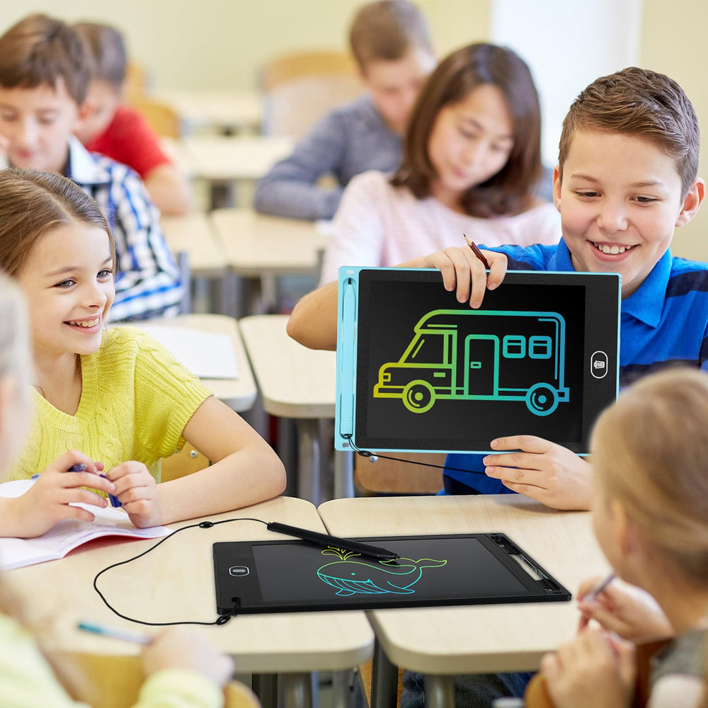 Zhehao lightweight doodle boards fit in backpacks for travel.