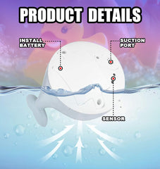 ZHENDUO battery-powered bath toy works with three AAA batteries.