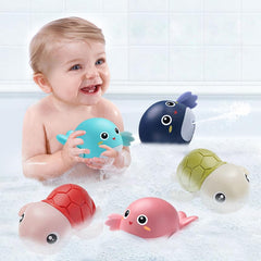 ZHFUYS bath toy water-outlet design drains quickly to reduce mold risk