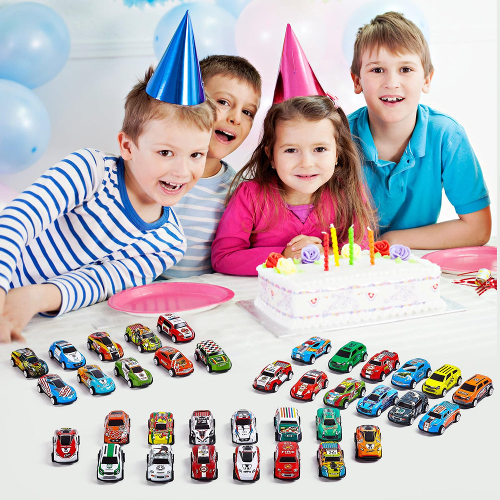 ZHFUYS colorful race cars offer variety that sparks storytelling and role-play.