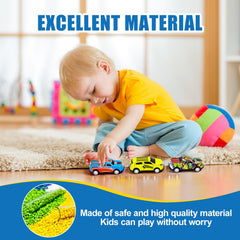 ZHFUYS pull back cars help develop sensory-motor skills during playtime.