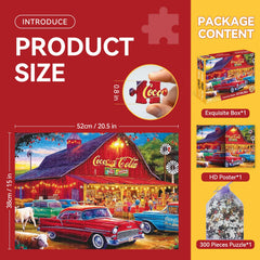 Zhiseoyi matte finish pieces reduce glare for comfortable puzzling.