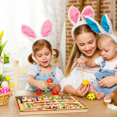 Color recognition and counting practice with the zhiwuzhu maze toy