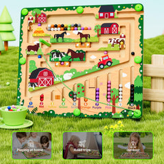 zhiwuzhu Magnetic Color and Number Maze packaging included for gifting