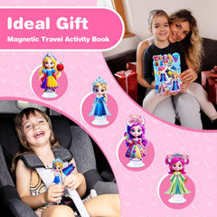 ZHOC magnetic dress up dolls gift box ready for birthdays and holidays.