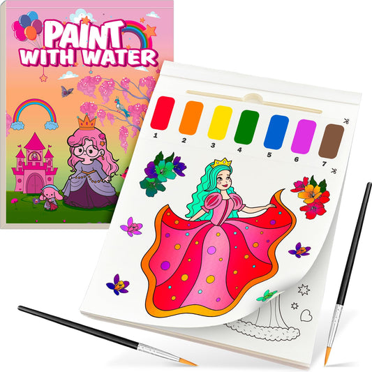 ZHOC Paint with Water cover page showcasing unicorn patterns for mess-free fun