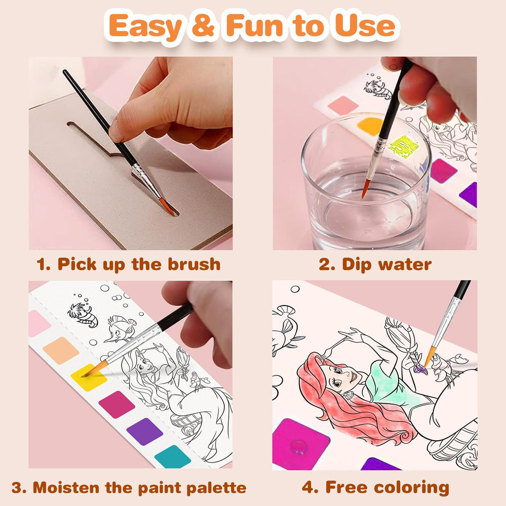 ZHOC thick paper resists water bleed for clean colorings.