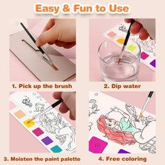 ZHOC thick paper resists water bleed for clean colorings.