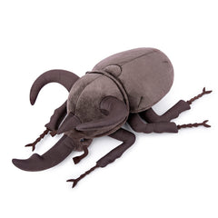 ZHONGXIN MADE Atlas Beetle plush front view, ideal hug partner for kids and collectors.