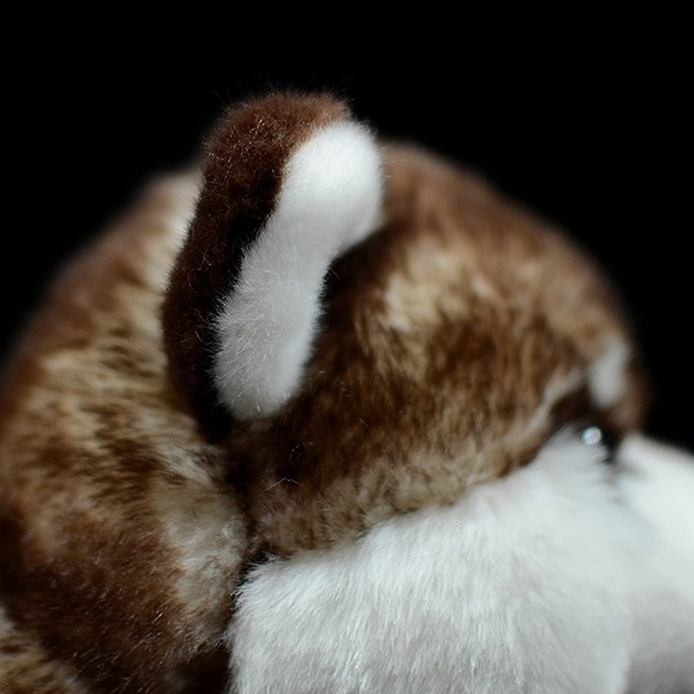 ZHONGXIN MADE Siberian Husky Plush hug-size supports cuddling and bedtime routines