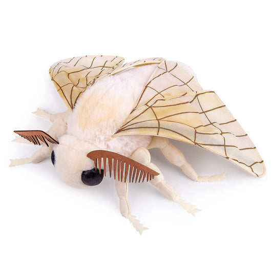 ZHONGXIN MADE Silk Moth Plush 11in face detail for imaginative play