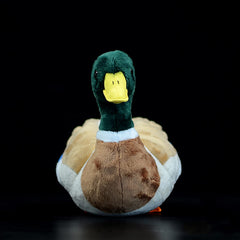ZHONGXIN MADE mallard duck plush side view, vivid colors for collection.