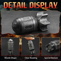 ZHOORQI missile-dice-in-hand captures tactile quality and weight