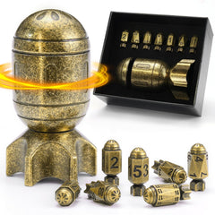 ZHOORQI missile dice set for DND with premium heft and fair readings.