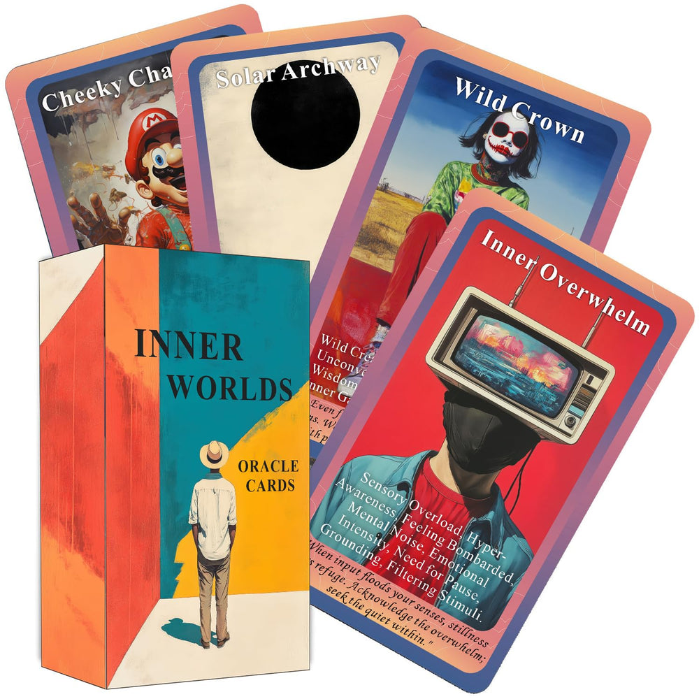 ZHQGYN Inner Worlds deck cover inviting introspection and mindful exploration for self-discovery